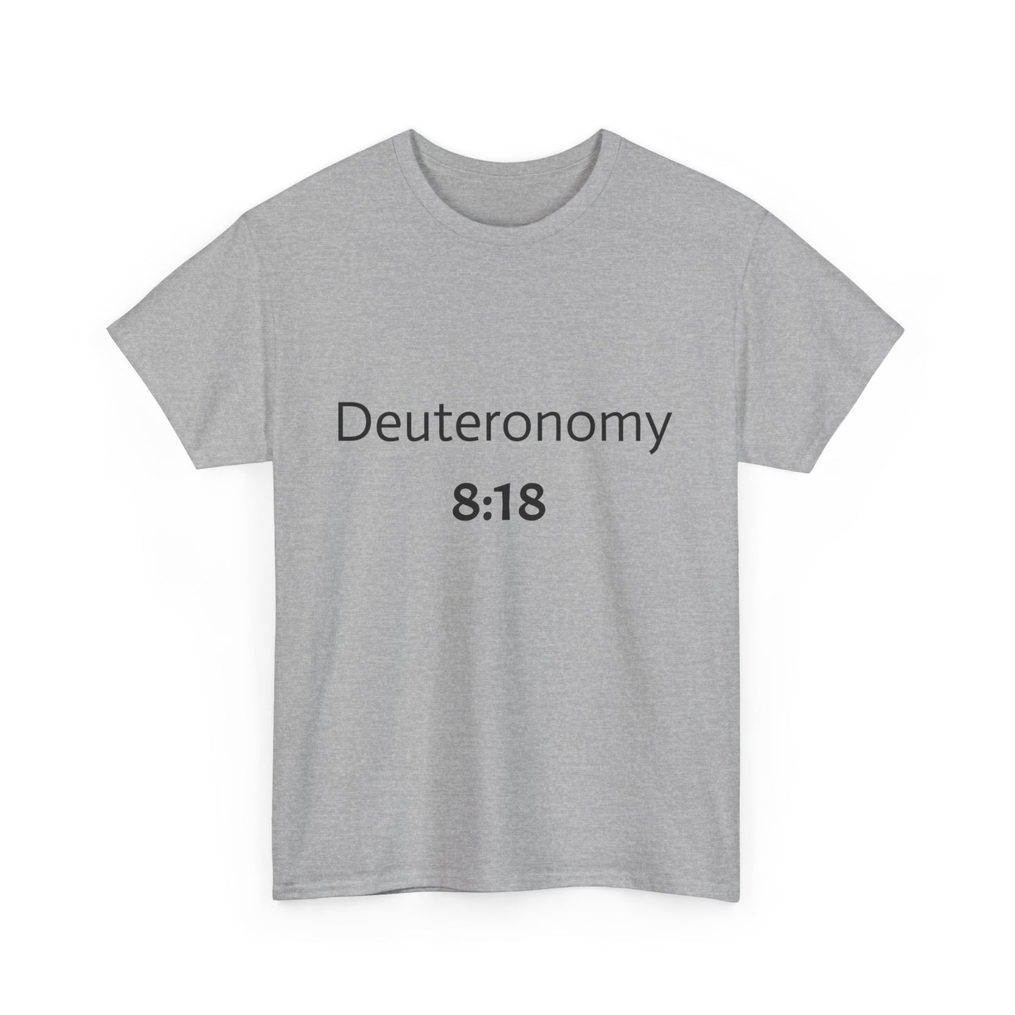 Deuteronomy 8:18 prayer T-shirt