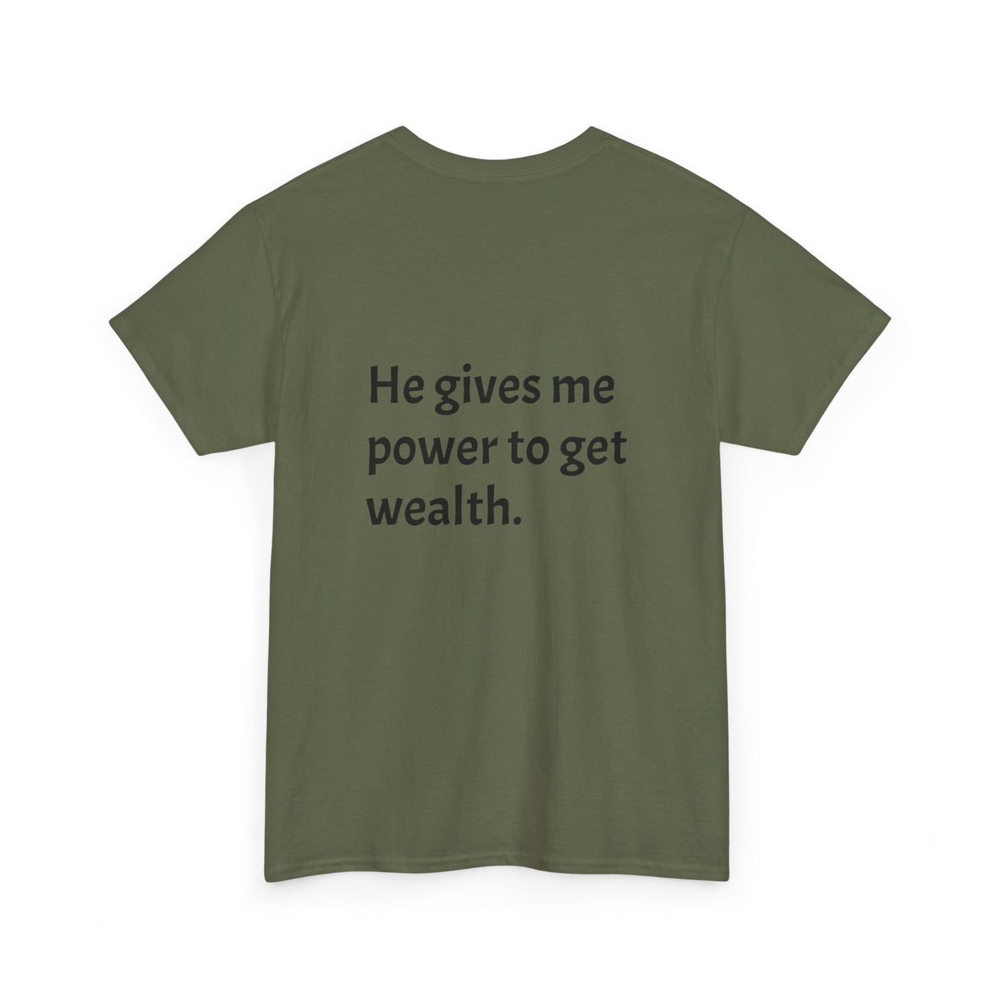 Deuteronomy 8:18 prayer T-shirt