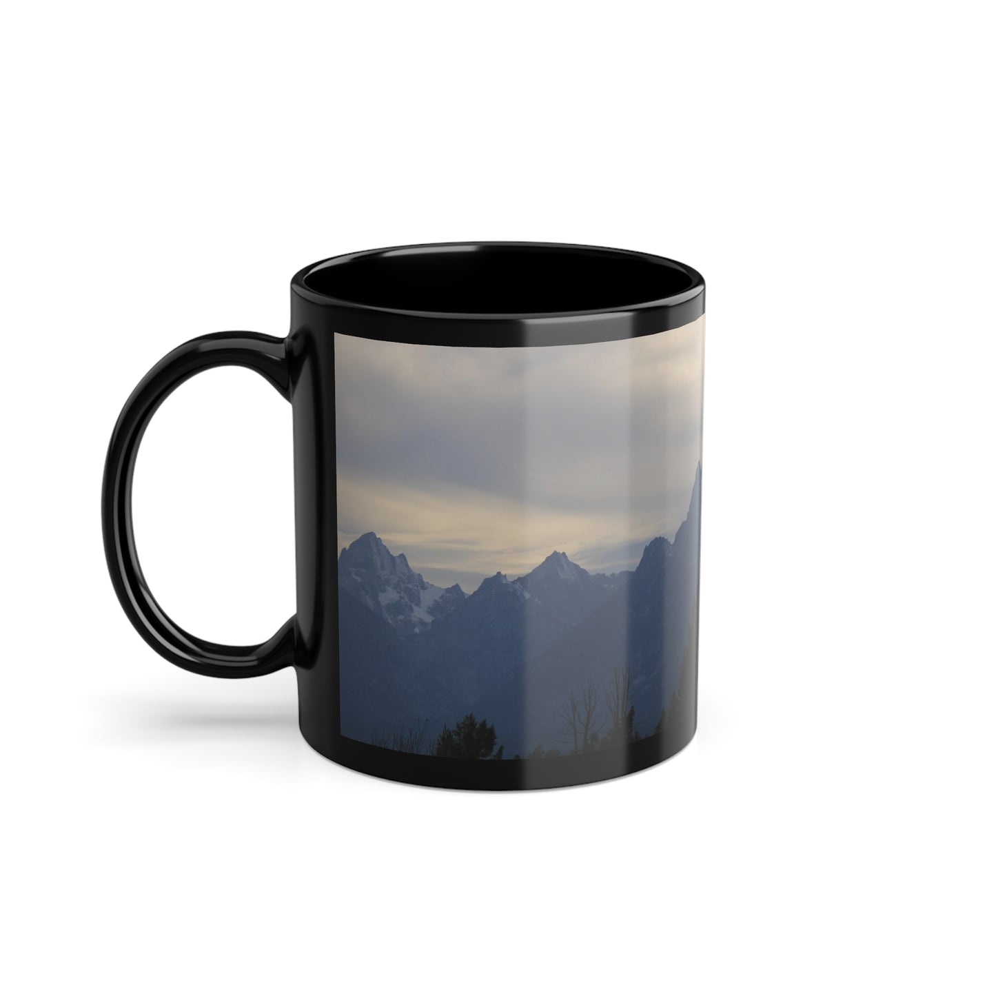 Black Coffee Cup, 11oz