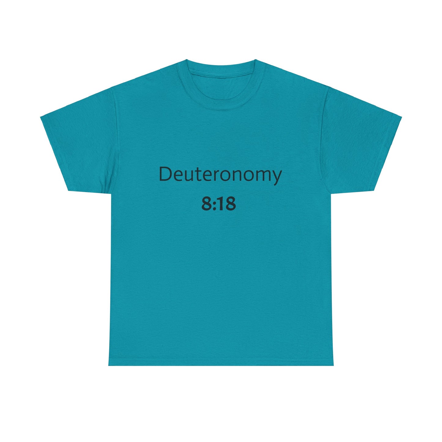 Deuteronomy 8:18 prayer T-shirt