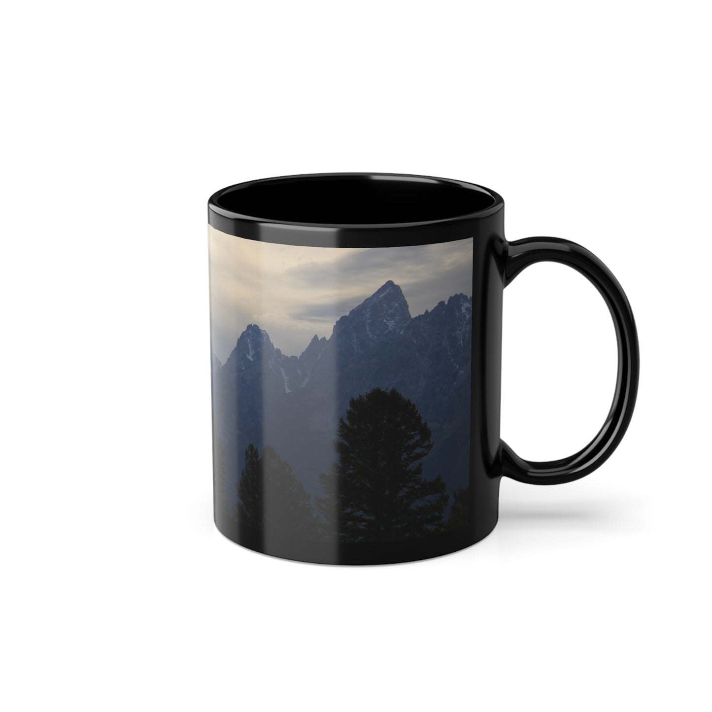 Black Coffee Cup, 11oz